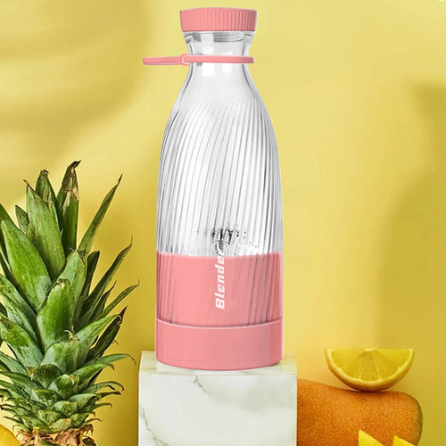 500ml Portable Wireless Blender 6 Blades Electric Fruit Juicer Machine